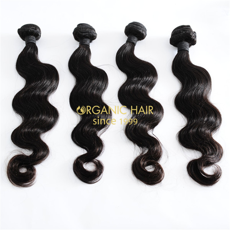 Body wave remy human hair weaves